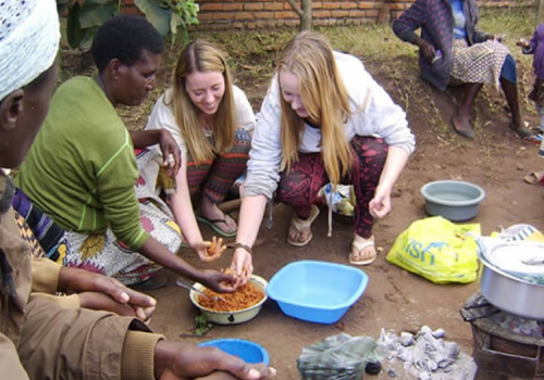 A photo of Amy during her Individual Project Award